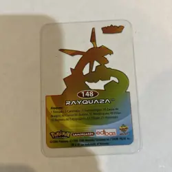Rayquaza 148 Pokemon Lamincards Edibas 2006 - Image 2
