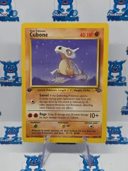 Pokemon Cubone 50/64 1st Edition Jungle MP - Image 1