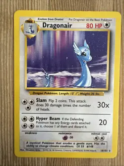 Dragonair - Unlimited Base Set 18/102 - LP Lightly Played Pokemon - Image 1