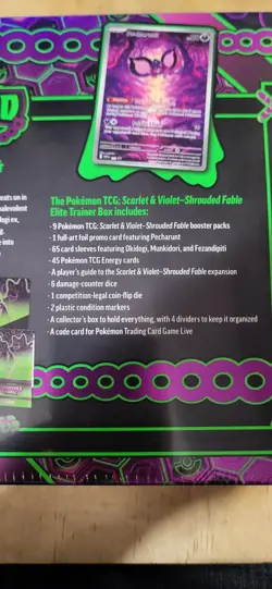 Pokemon TCG Shrouded Fable Elite Trainer Box Factory Sealed New - Image 4