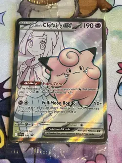 (Sealed) Pokemon TCG Scarlet & Violet Lillie’s Clefairy EX Promo 195 (Sealed) - Image 1