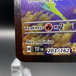 Pokemon TCG Temporal Forces Iron Leaves EX 203/162 Special Illustration Rare SIR - Image 5