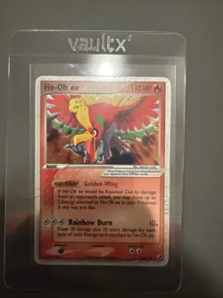 HO-OH EX 104/115 Ex Unseen Forces 2005 RARE Pokemon TCG Great Condition - Image 1