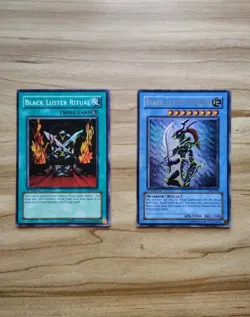 Yu-Gi-Oh! Black Luster Soldier SYE-024 / Black Luster Ritual SYE-025 1st Ed Mint - Image 1