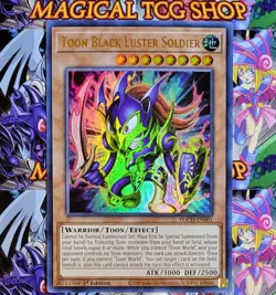 Yugioh Toon Black Luster Soldier TOCH-EN001 1st Edition Ultra Rare NM - Image 1
