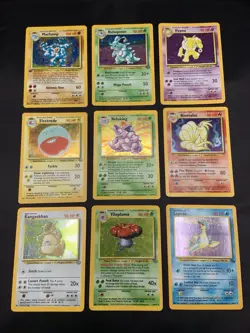Vintage Rare Holo Pokemon Card Lot WOTC 1999 Nidoking & Nidoqueen PLEASE READ - Image 1