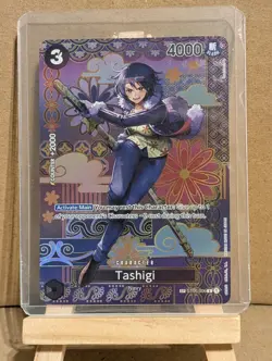 One Piece Card Game: Tashigi Custom Card Rare HQ Proxy Luffy ST06-006 - Image 1