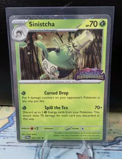 Sinistcha - (Prerelease) 022/167 Sv: Scarlet & Violet Promo Cards Holo - Image 1