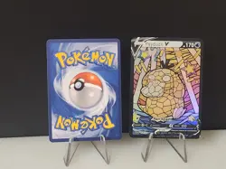 Psyduck & Golduck CUSTOM Stained Glass Holo Cards -Dissplay Only - Image 2
