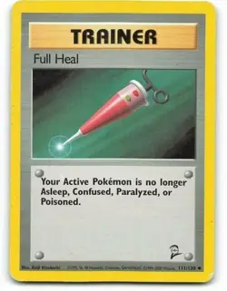 Full Heal 111/130 Base Set 2 WOTC Pokemon Card - NM - Image 1