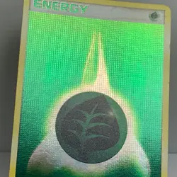 Grass Energy - Checkered Holo - 2006 Organized Play Promo - Pokemon Card - Image 2