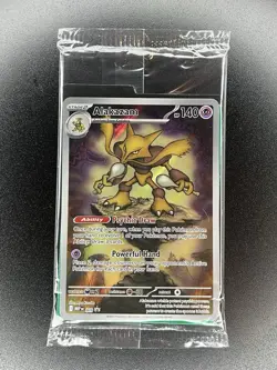 Alakazam 009 Black Star Promo Pokemon Mega Evolutions ETB Promo *SEALED* - Image 1
