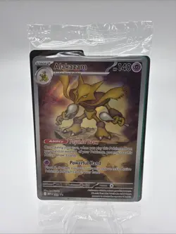 Alakazam 009 Black Star Promo Pokemon Mega Evolutions ETB Promo *SEALED* - Image 1