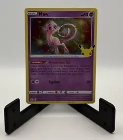 Mew 011/025 Holo Rare - 25th Anniversary Celebrations - Pokemon TCG NM - Image 1