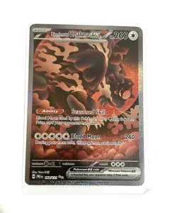 Pokemon TCG Prismatic Evolutions Bloodmoon Ursaluna EX 168/131 SIR - Image 1