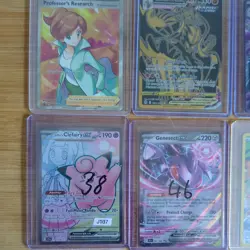 Pokemon TCG Rare Full Art Bundle with Graded Slab - Image 2