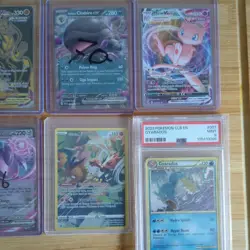 Pokemon TCG Rare Full Art Bundle with Graded Slab - Image 3