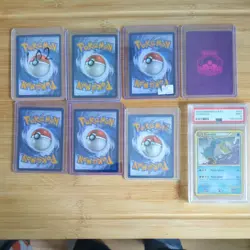 Pokemon TCG Rare Full Art Bundle with Graded Slab - Image 5