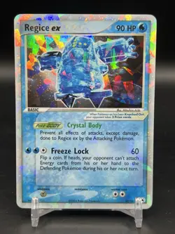 Regice EX 97/101 Pokemon Hidden Legends Holo Ultra Rare English NM - Image 1
