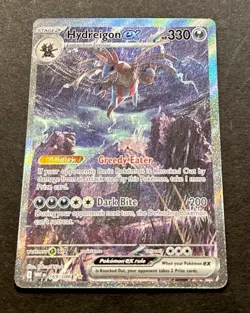 2025 POKEMON SCARLET & VIOLET WHITE FLARE HYDREIGON EX SPECIAL ILLUSTRATION RARE - Image 4