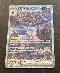 2025 POKEMON SCARLET & VIOLET WHITE FLARE HYDREIGON EX SPECIAL ILLUSTRATION RARE - Image 5