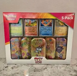 Pokemon Scarlet & Violet - 151 (5-Pack) Mini Tins Costco Bundle - Image 2