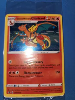 Pokemon TCG Special Delivery Charizard SWSH075 Holo Black Star Promo Sealed - Image 2