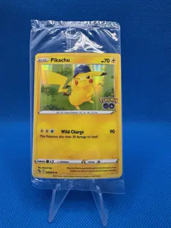 Pikachu 028/078 Pokemon GO Holo Sealed Promo Pokemon TCG - Image 1