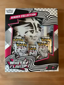 Pokemon Scarlet & Violet White Flare Binder Collection SEALED NEW - Image 1