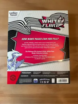Pokemon Scarlet & Violet White Flare Binder Collection SEALED NEW - Image 2