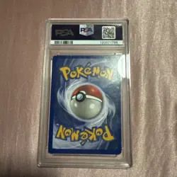 1999 POKEMON FOSSIL #4 DRAGONITE-HOLO PSA 5 - Image 2