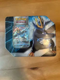 Pokemon TCG Empoleon V Strikers Tin - Factory Sealed - contains 5 TCG Packs 820650809552 - Image 1