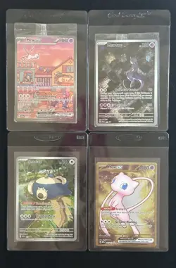 Sealed Pokemon 151 UPC Mew Promo Set + MINT 151 Snorlax ETB Promo Card - Image 1