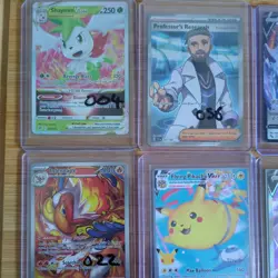 Pokemon TCG Rare Full Art Bundle with Graded Slab - Image 2
