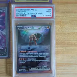 Pokemon TCG Rare Full Art Bundle with Graded Slab - Image 4