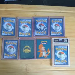 Pokemon TCG Rare Full Art Bundle with Graded Slab - Image 5