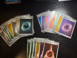 Pokemon TCG Holo Energy Lot Of 34 151 Cosmos, Prismatic & BB/WF NM/M - Image 1