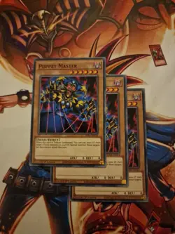 SDSA-EN014 X3 Puppet Master Common 1st Edition YuGiOh Card Playset - Image 1
