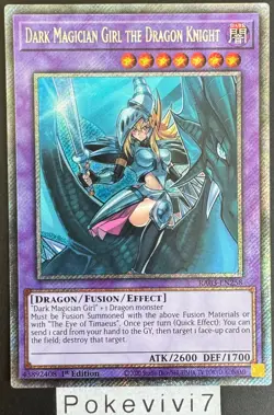 Carte YU-GI-OH! DARK MAGICIAN GIRL THE DRAGON KNIGHT RA03-EN258 PSR NEUF - Image 1