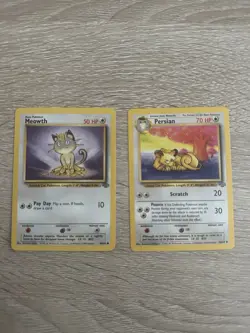 Pokemon Cards Meowth Persian Jungle Set with Bonus Gift - Image 1