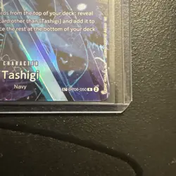Tashigi R/Sp Parallel OP12 OP06-050 Legacy of The Master One Piece Card English - Image 2