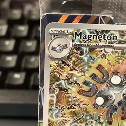 Magneton ⚡ SVP 159 Pokemon TCG Surging Sparks Black Star Promo Card, Sealed - Image 2