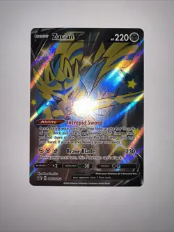 Zacian V (Shiny) SWSH292 SWSH: Sword & Shield Promo Cards Holo - Image 2
