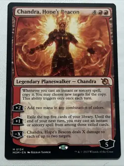 MTG Chandra, Hope's Beacon (M) MTG March Of The Machine MOM - Image 1