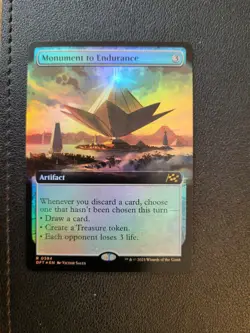 MTG Magic the Gathering Monument to Endurance (394/568) Aetherdrift LP FOIL - Image 1