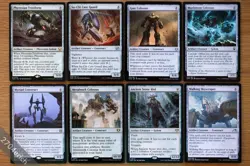 Set of 8 Large Artifact Creatures *NM* (Magic MTG English) Phyrexian Triniform - Image 1
