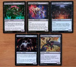 Lot 10 Black Demon Creatures Uncommon & Common Set *NM* Magic MTG Commander EDH - Image 3