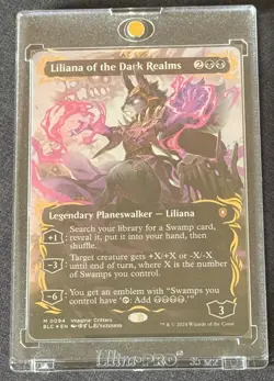 Liliana of the Dark Realms Bloomburrow Borderless Raised Foil - Image 3