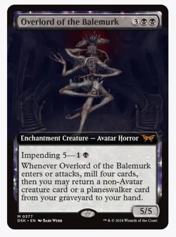 Overlord of the Balemurk (Extended Art) Duskmourn: House of Horror Foil - Image 1