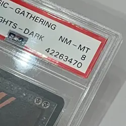 Magic the Gathering Ariabian Nights Oubliette (Dark) PSA 8 TCG - Image 4